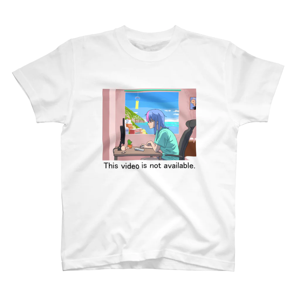 chimpotty shopのthis video is … #底辺ボカロPゲー スタンダードTシャツ