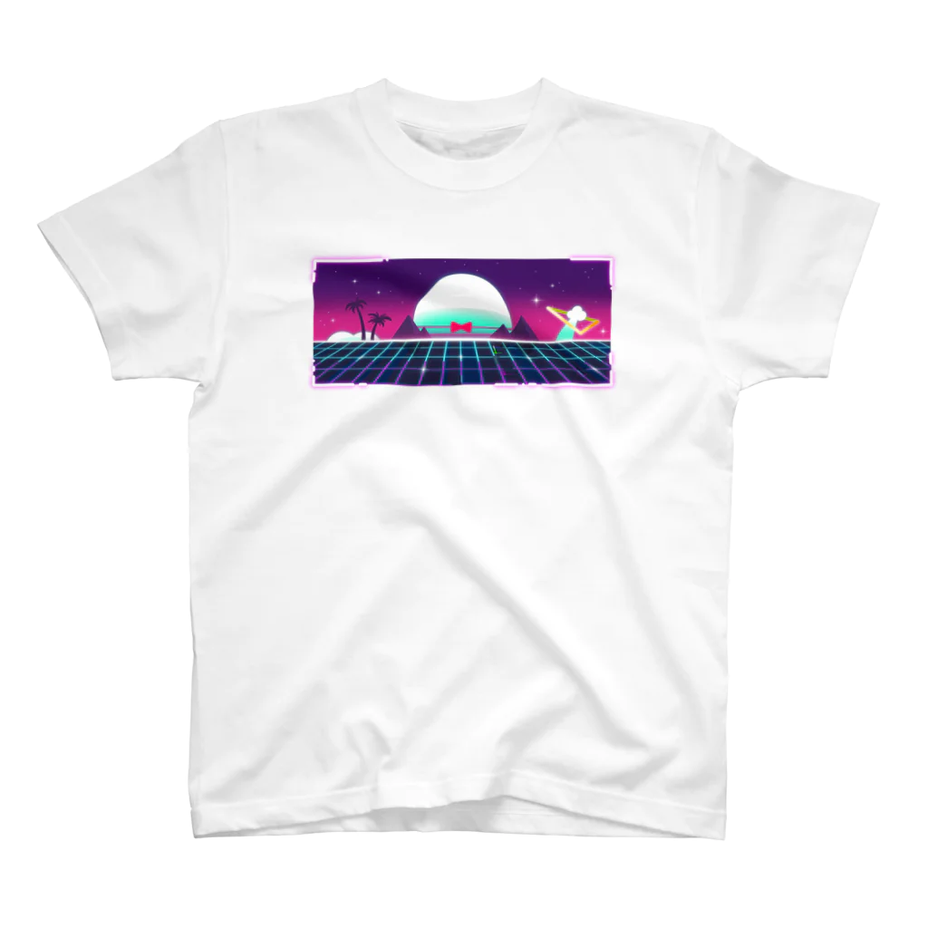 いちぼ君のお店のICHIBO-SynthWave Regular Fit T-Shirt