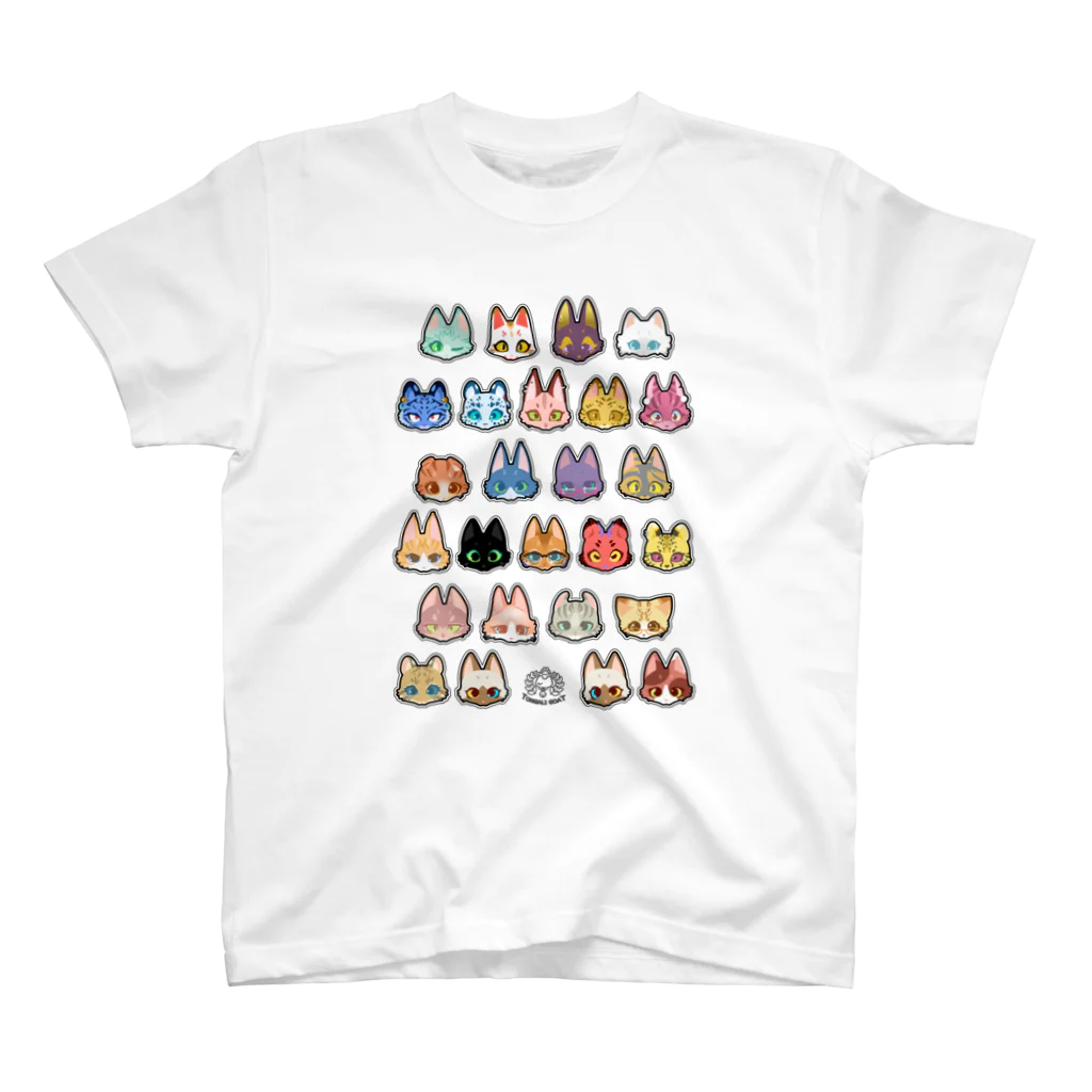 トンガリゴートの猫科JKアニマルver スタンダードTシャツ