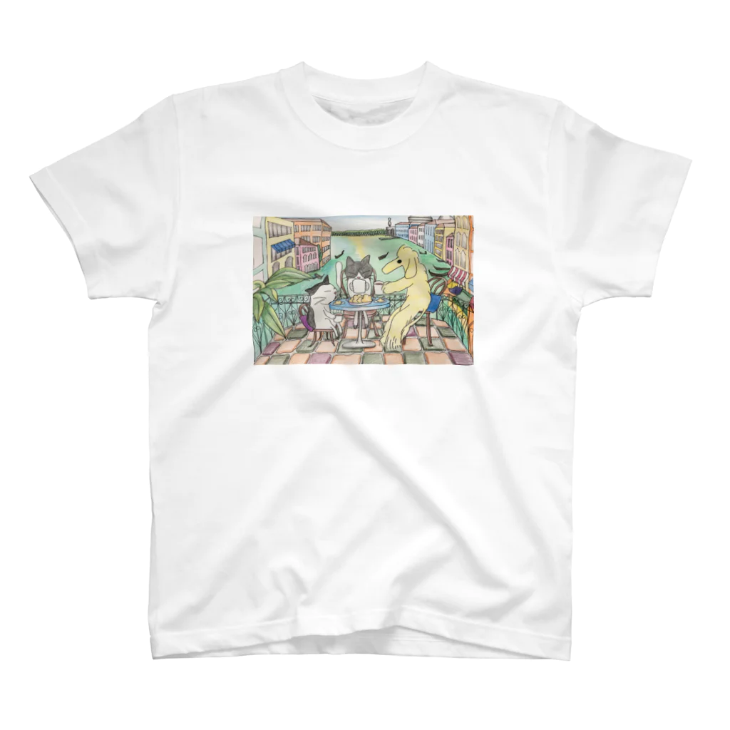 ねこのしっぽのベネツィアンアフターヌーンティー スタンダードTシャツ