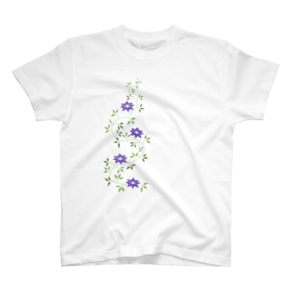 ツバメ堂の鉄扇の花 Regular Fit T-Shirt