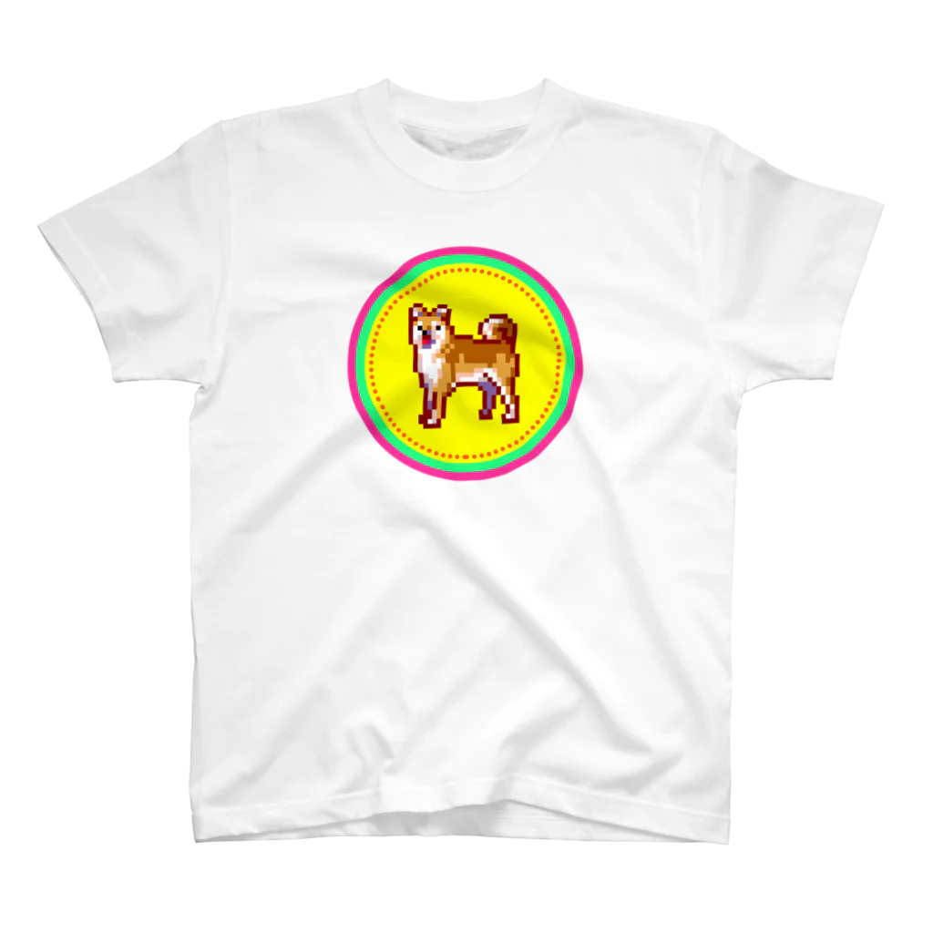 タワラ　コウイチのピクセルアート-柴犬 スタンダードTシャツ