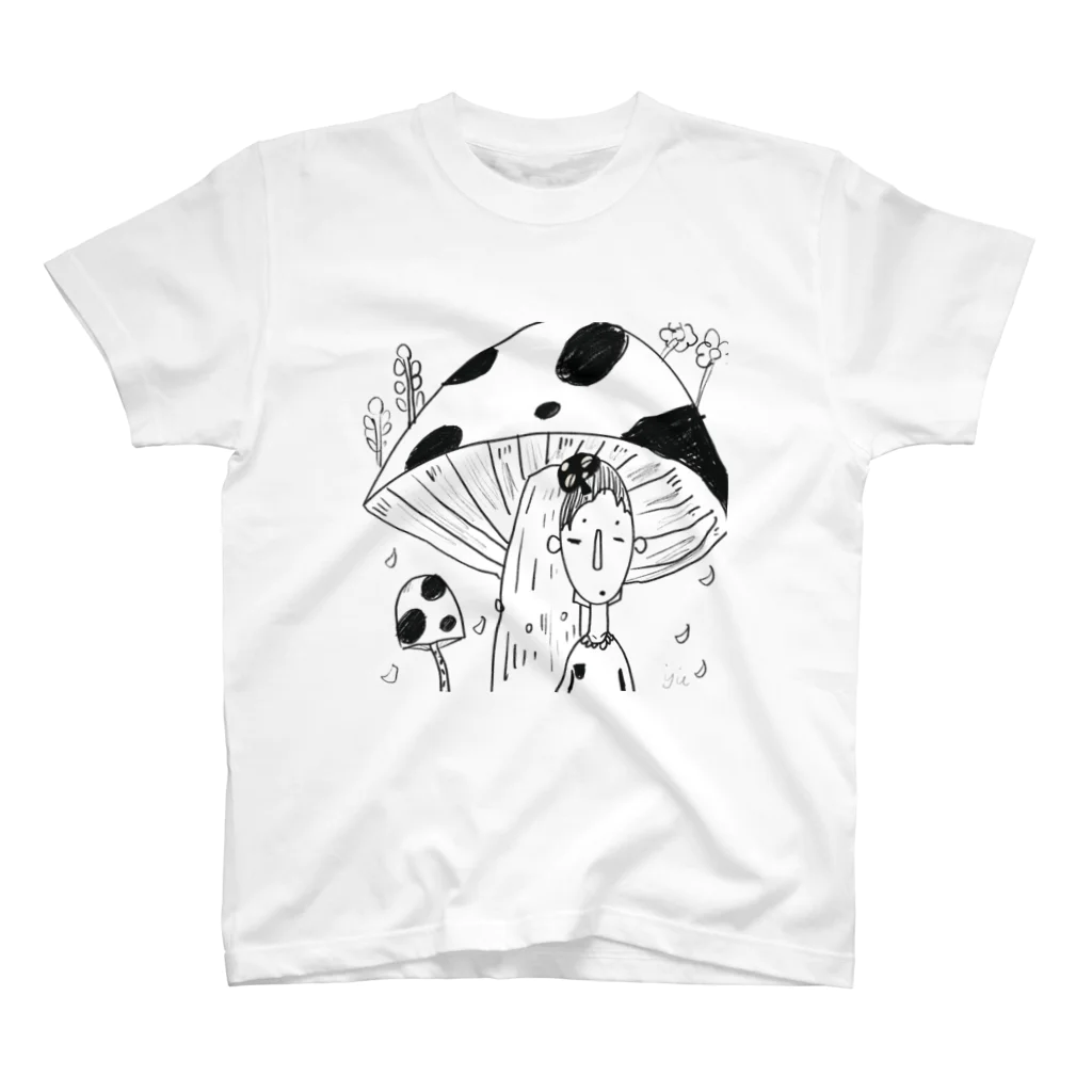 きのこのきのこ少女 Regular Fit T-Shirt