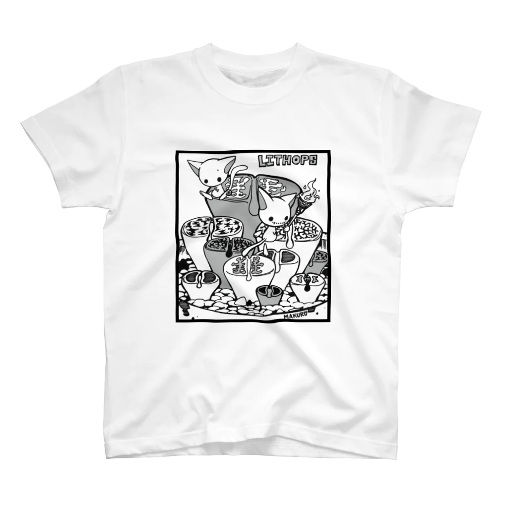 MakuroのShadow cat(リトープス) スタンダードTシャツ