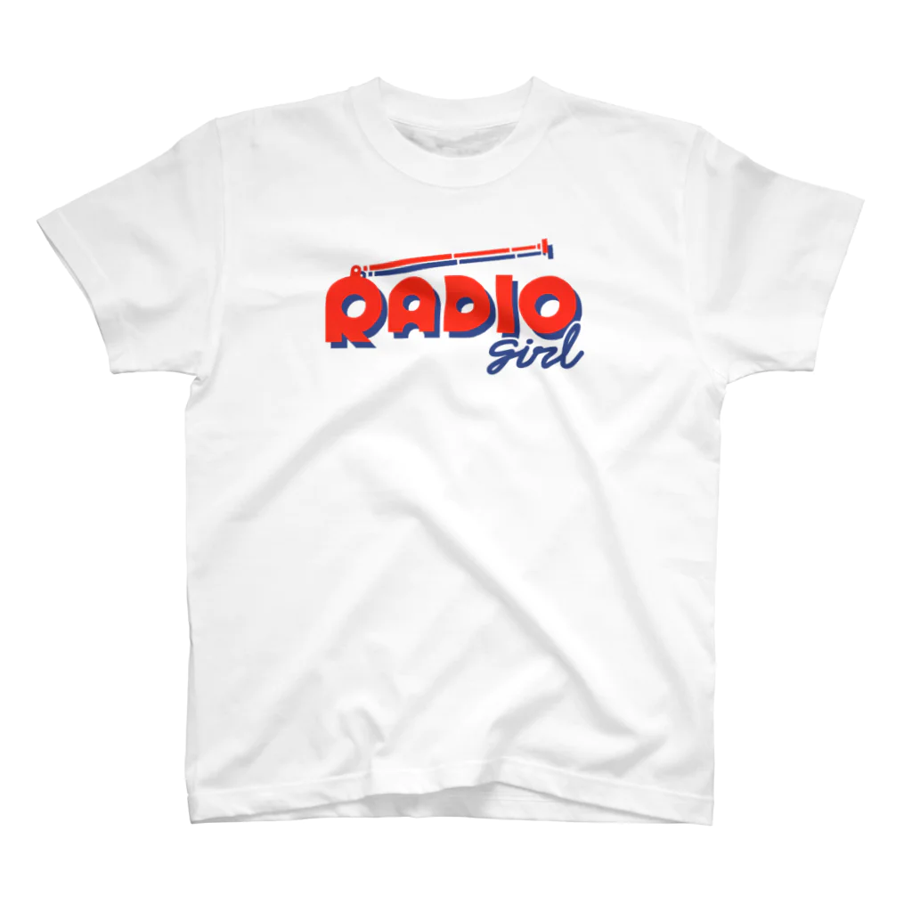 ねこぜもんのRADIO girl Regular Fit T-Shirt
