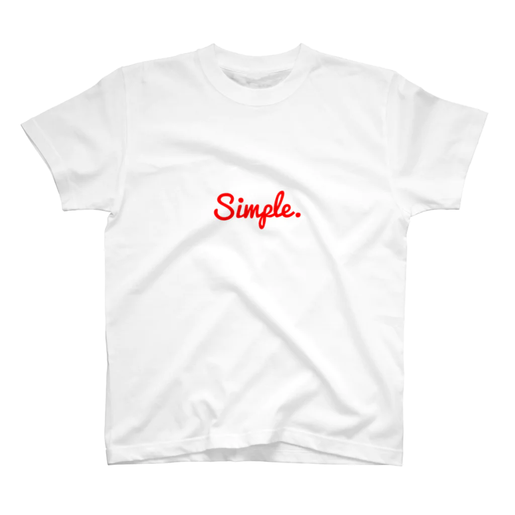 ゆしをのSimple Regular Fit T-Shirt