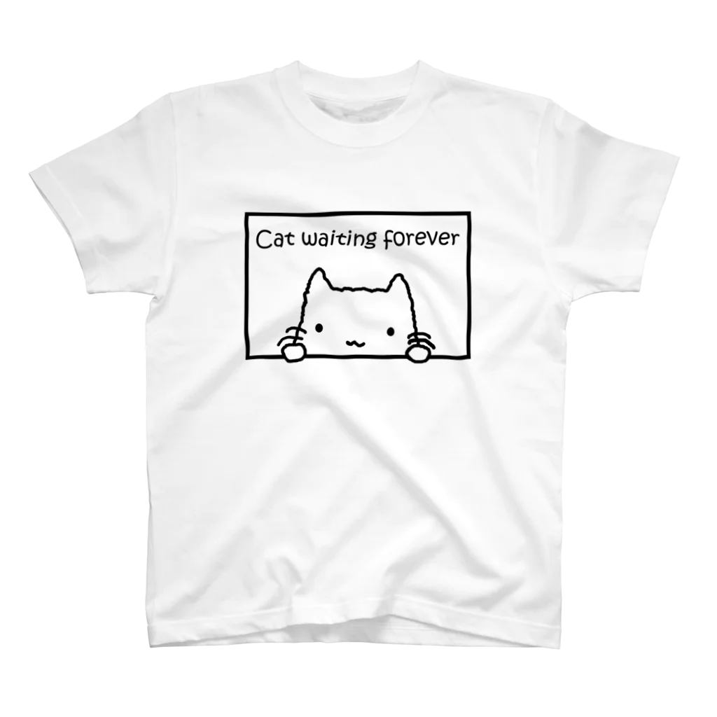 Rust's shopのまってるしろねこ Regular Fit T-Shirt