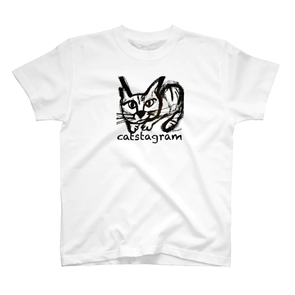 PUNK TV ART SHOPのcatstagram スタンダードTシャツ