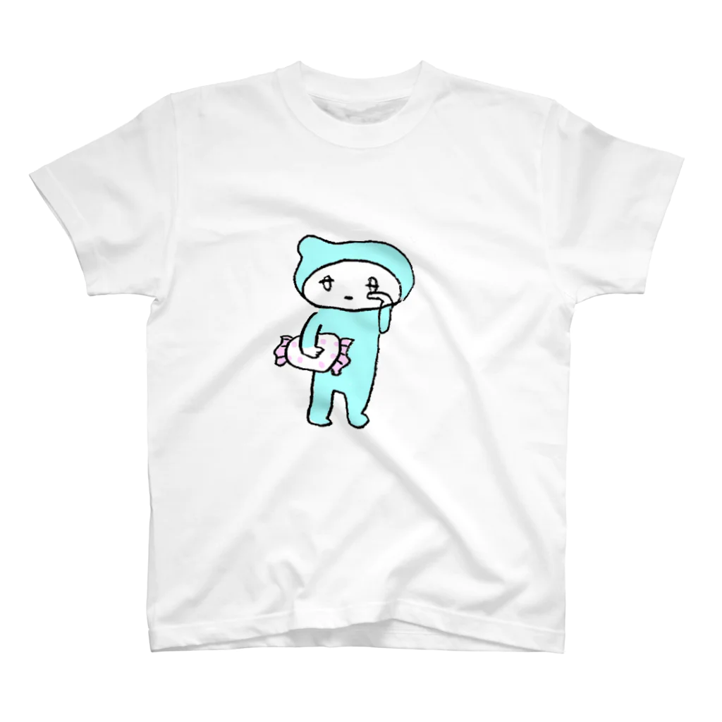 ドロンマガジンのドロンちゃんねむい スタンダードTシャツ