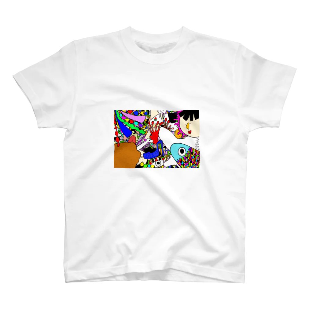 InuInu2002の個性的ガラガラgirl Regular Fit T-Shirt