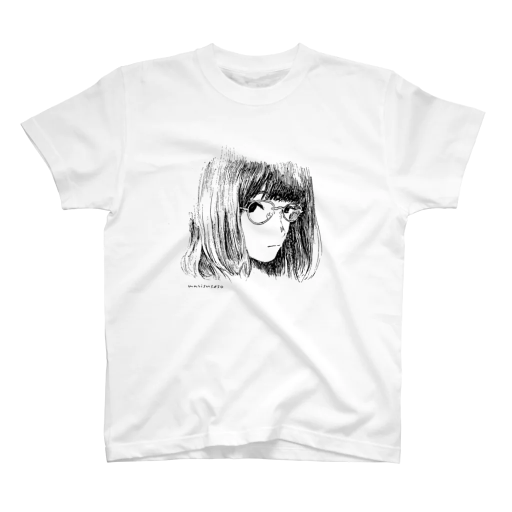 masisusesoのa girl seeing you Regular Fit T-Shirt