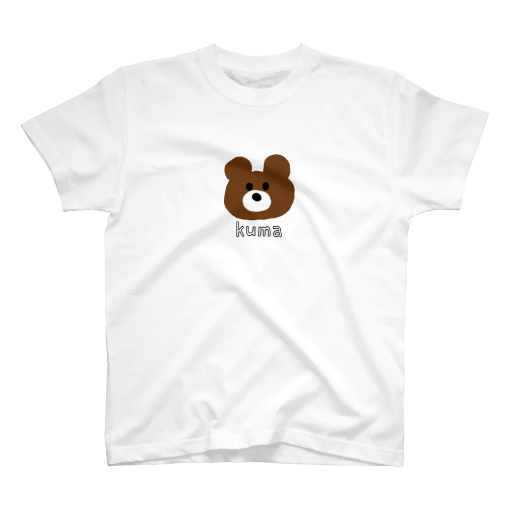 m-osachiのkuma くま Regular Fit T-Shirt