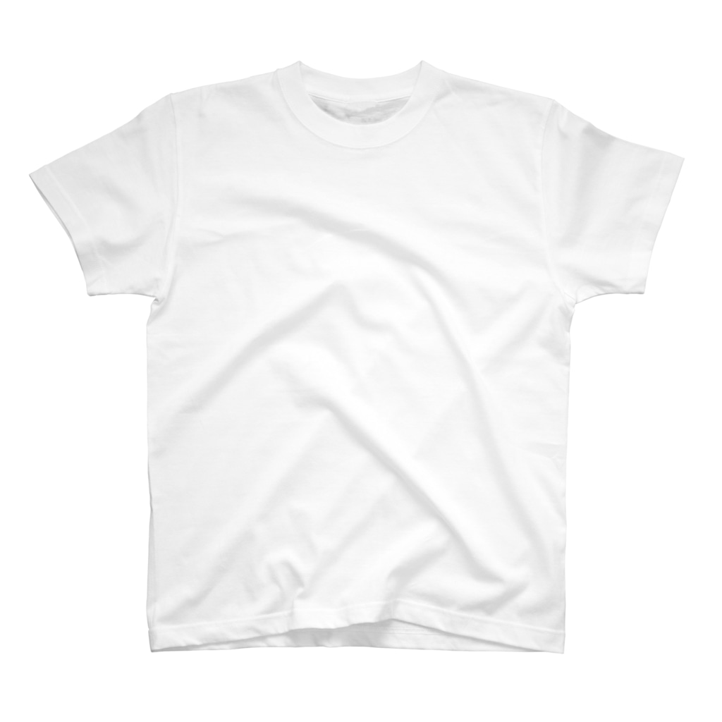 LalaHangeulのGhost Shark バックプリント Regular Fit T-Shirt