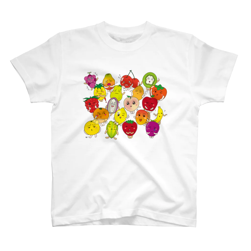フォーヴァのフルーツALL－fruits and vegetables word chain－ベジフルしりとり－  スタンダードTシャツ