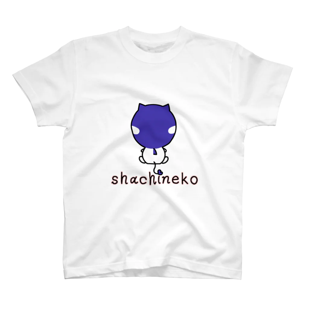 はねのはえたネコのシャチネコグッズ スタンダードTシャツ