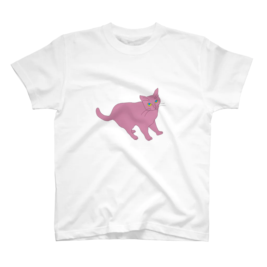 dzdzdzのPINK CAT  スタンダードTシャツ