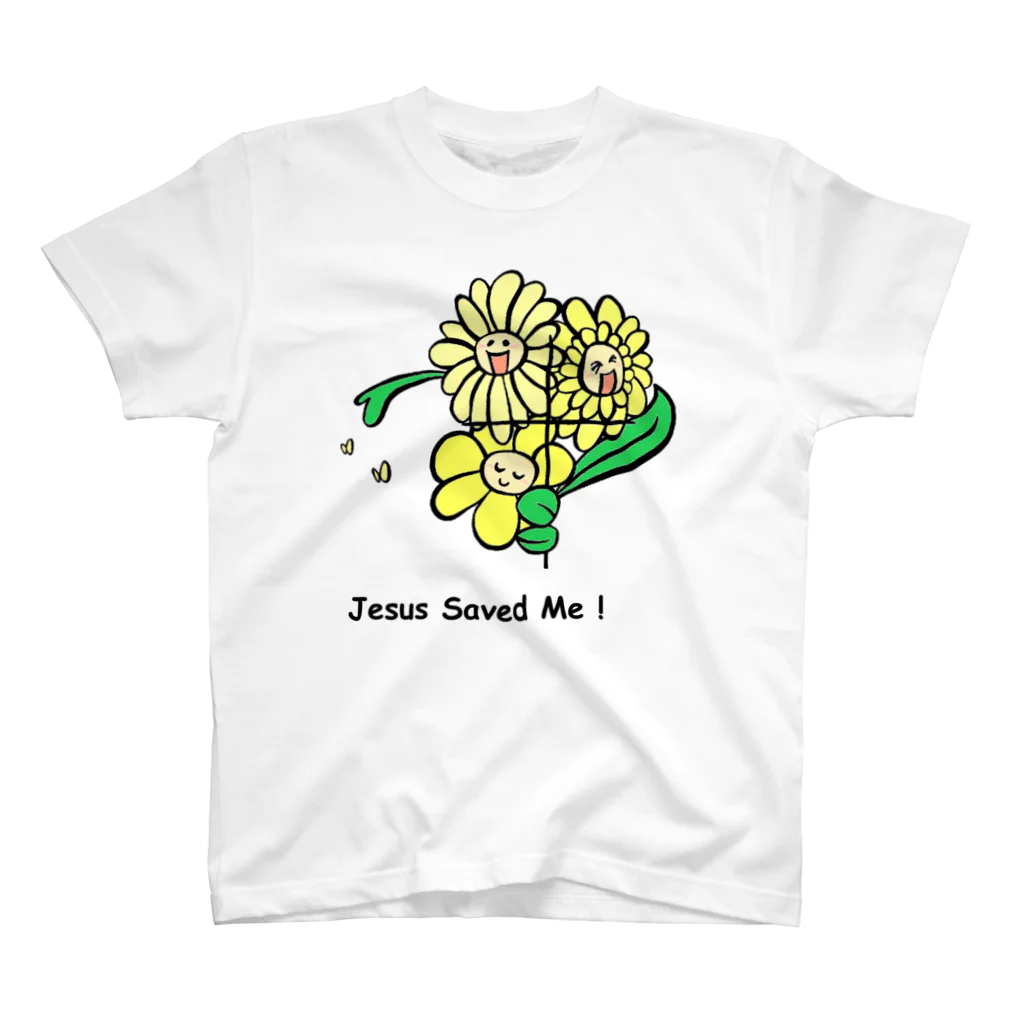 ミカライ✿クリスチャンショップの証Tシャツ(お花) Regular Fit T-Shirt