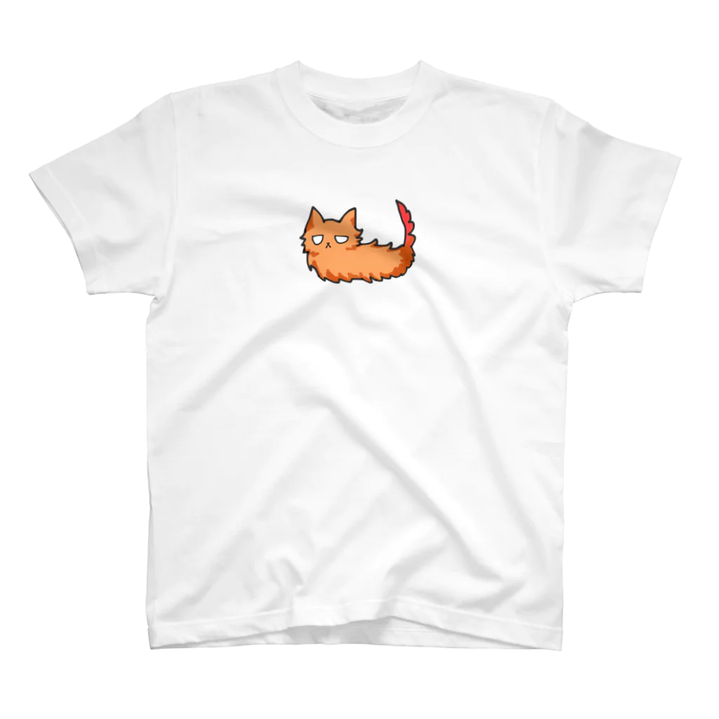 猫食堂 のねこえび Regular Fit T-Shirt