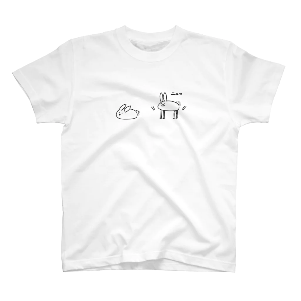 Three.Pieces.Pictures.Itemのゆきうさぎ スタンダードTシャツ