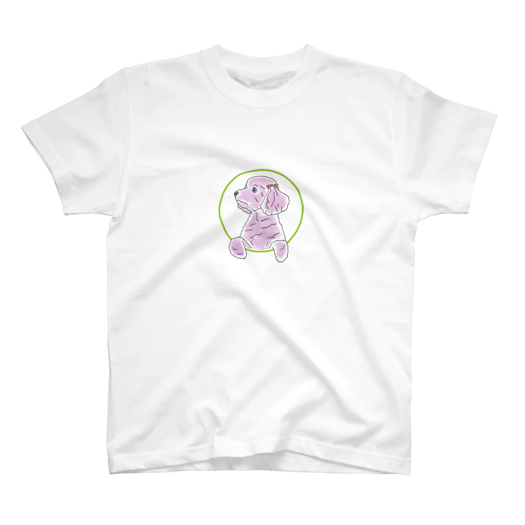 yurie rosa（ユリーローザ）の= toy poodle = スタンダードTシャツ