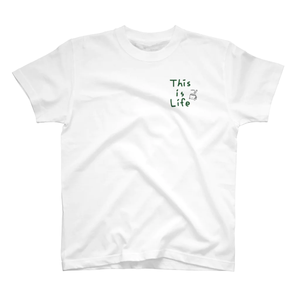 Yuu.Tの『 This is Life』一言つぶやきシリーズ スタンダードTシャツ