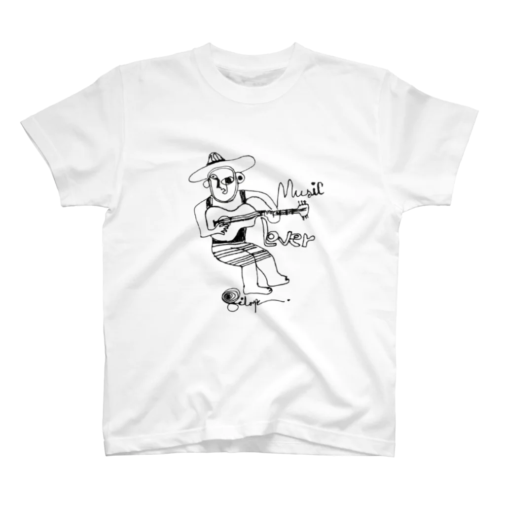 BadRabbitMusicFromHeavenJapanのMusic Lover スタンダードTシャツ