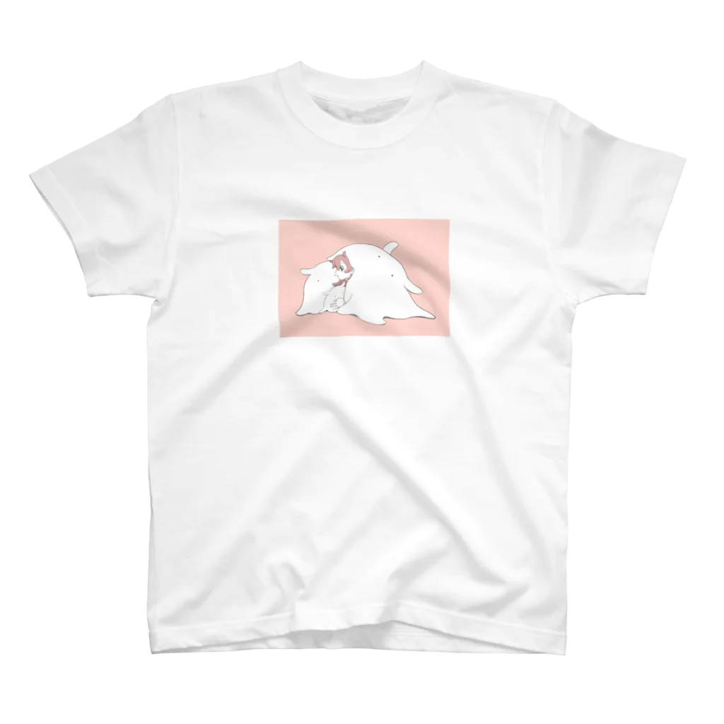 mendako@コミティアF29bのピンクのめん スタンダードTシャツ