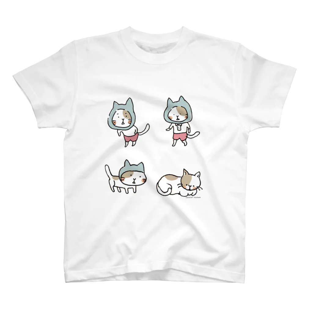 ほっかむねこ屋（アトリエほっかむ）のほっかむ進化論 Regular Fit T-Shirt