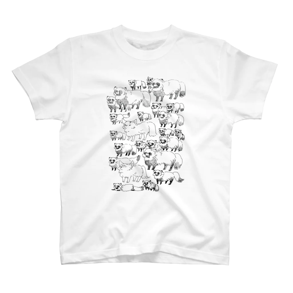 おむすびの狸狸狸。 スタンダードTシャツ