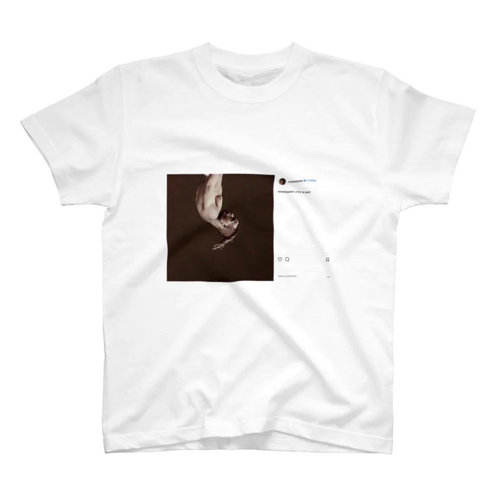 sampleのX - LOVE IS WAR - Regular Fit T-Shirt