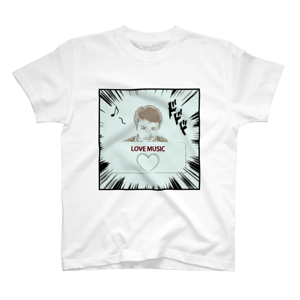 Kengo Kitajimaのダーク良太（LOVE MUSIC） Regular Fit T-Shirt