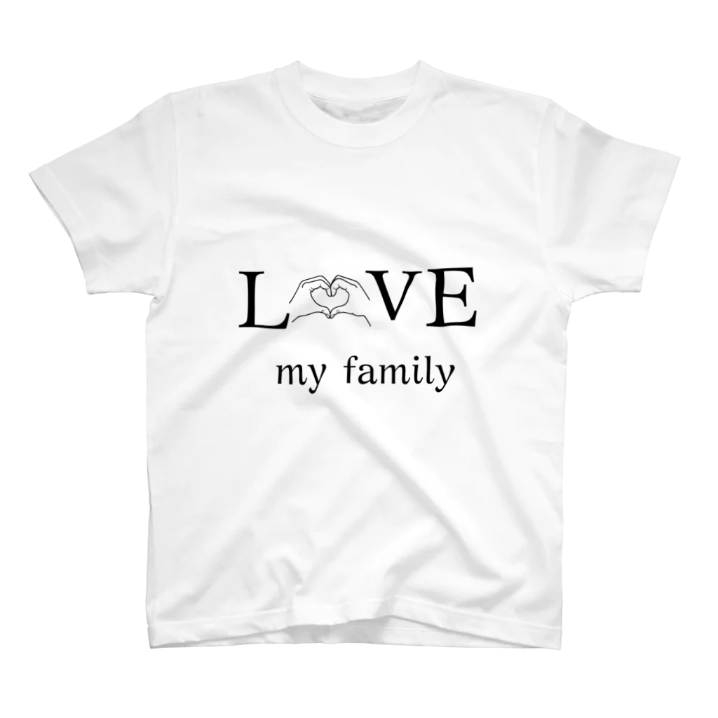 きっず⭐︎shopのLove my family スタンダードTシャツ