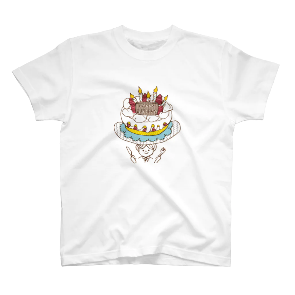ukigumolaboのケーキちゃん Regular Fit T-Shirt