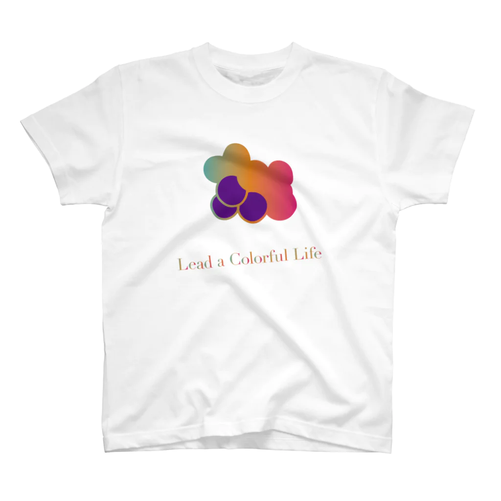 DEEPDRILLEDWELL@井戸の中のColorful Grapes ver2.0 スタンダードTシャツ