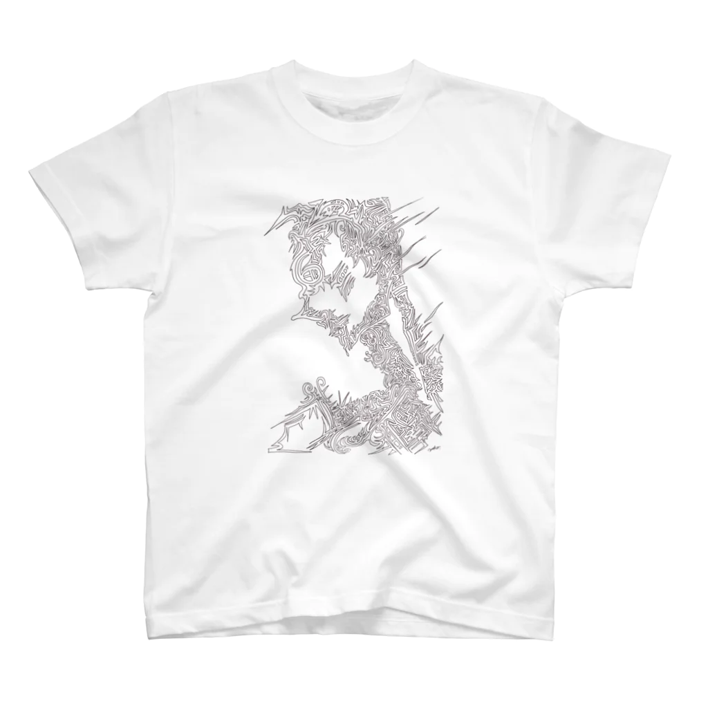 randomyokoの横顔 [抽象アート] Regular Fit T-Shirt