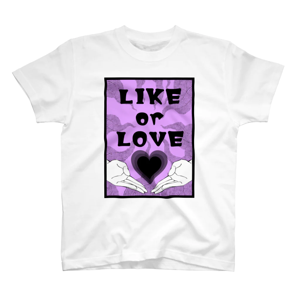 AVARE-アヴァール-のLIKEorLOVE スタンダードTシャツ