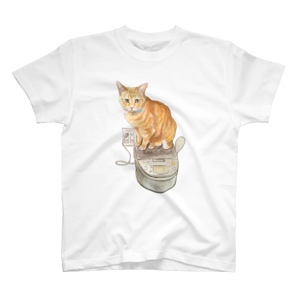 おちょぴのKeep cats warm Regular Fit T-Shirt