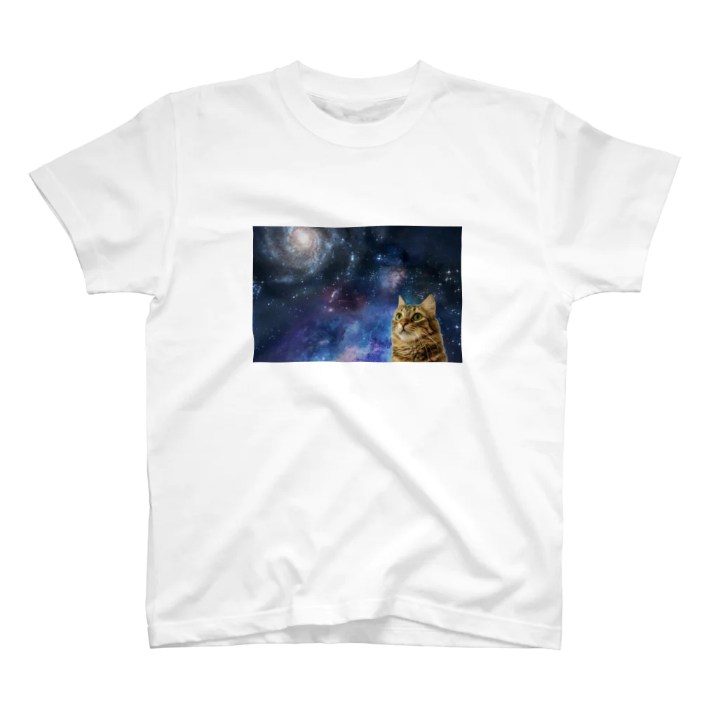 しゃり蔵's storeの宇宙猫さん Regular Fit T-Shirt