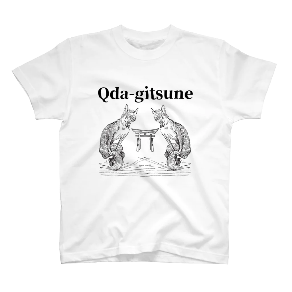 クダマツ ヒロシ（9DAMATS）のQda-gitsune スタンダードTシャツ