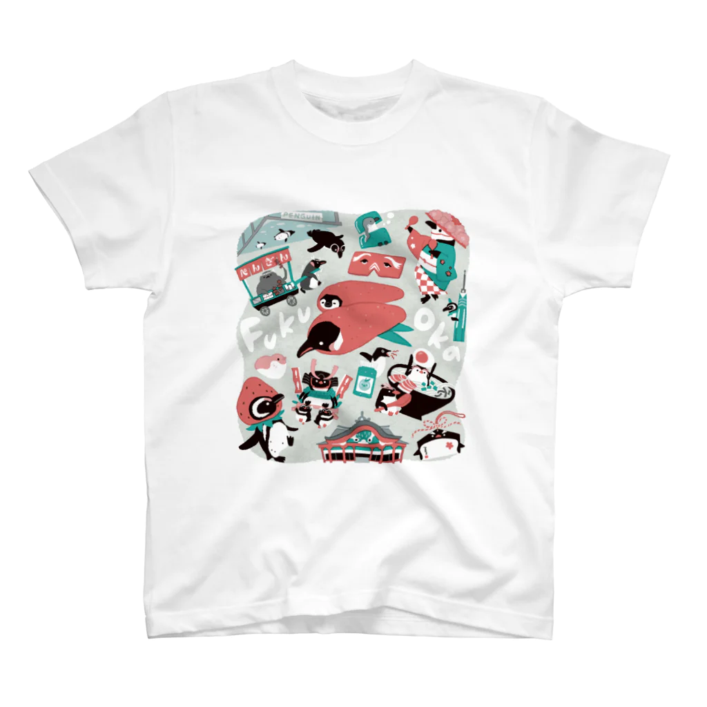 ささきまゆの福岡ペンギン スタンダードTシャツ