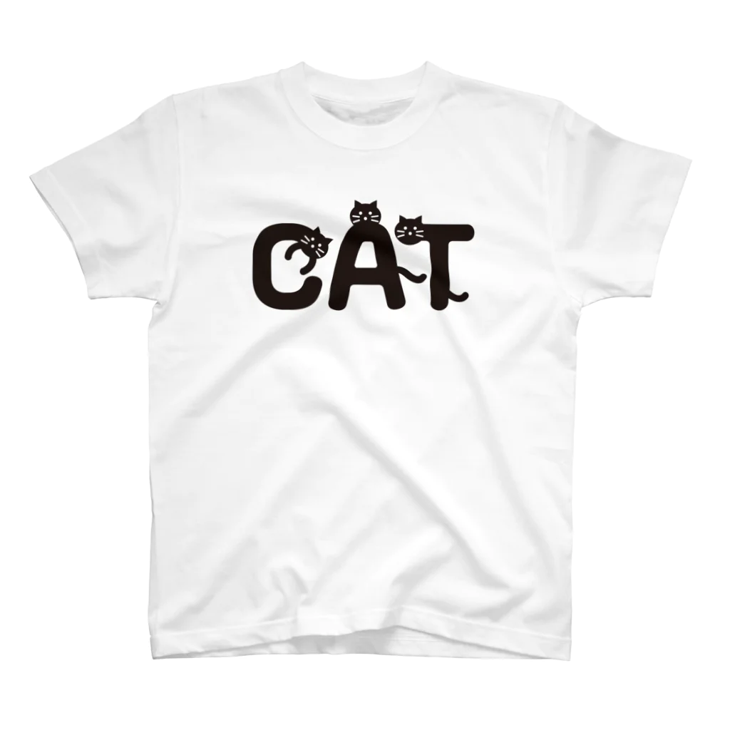 オノマトピアのCAT（タイポグラフィー） スタンダードTシャツ