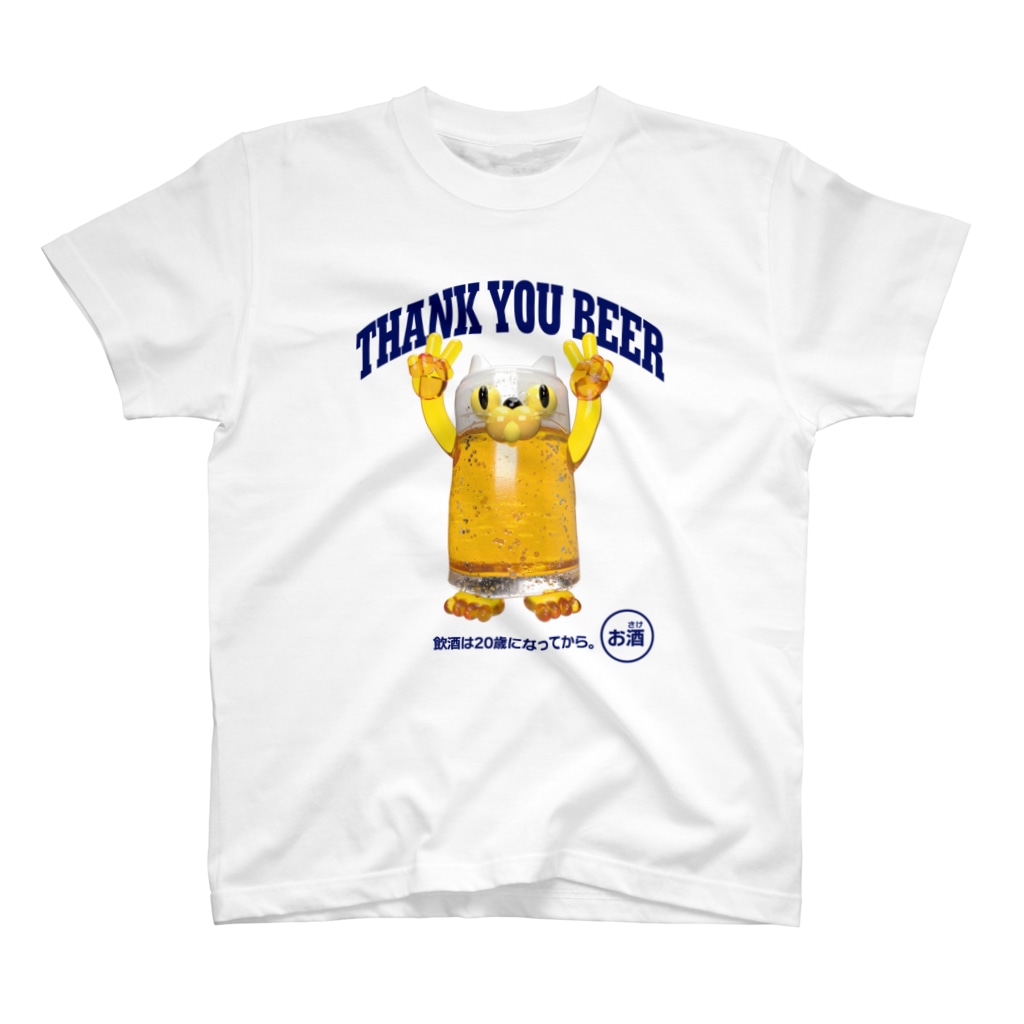 LONESOME TYPEのビールジョッキ🍺(猫) Regular Fit T-Shirt