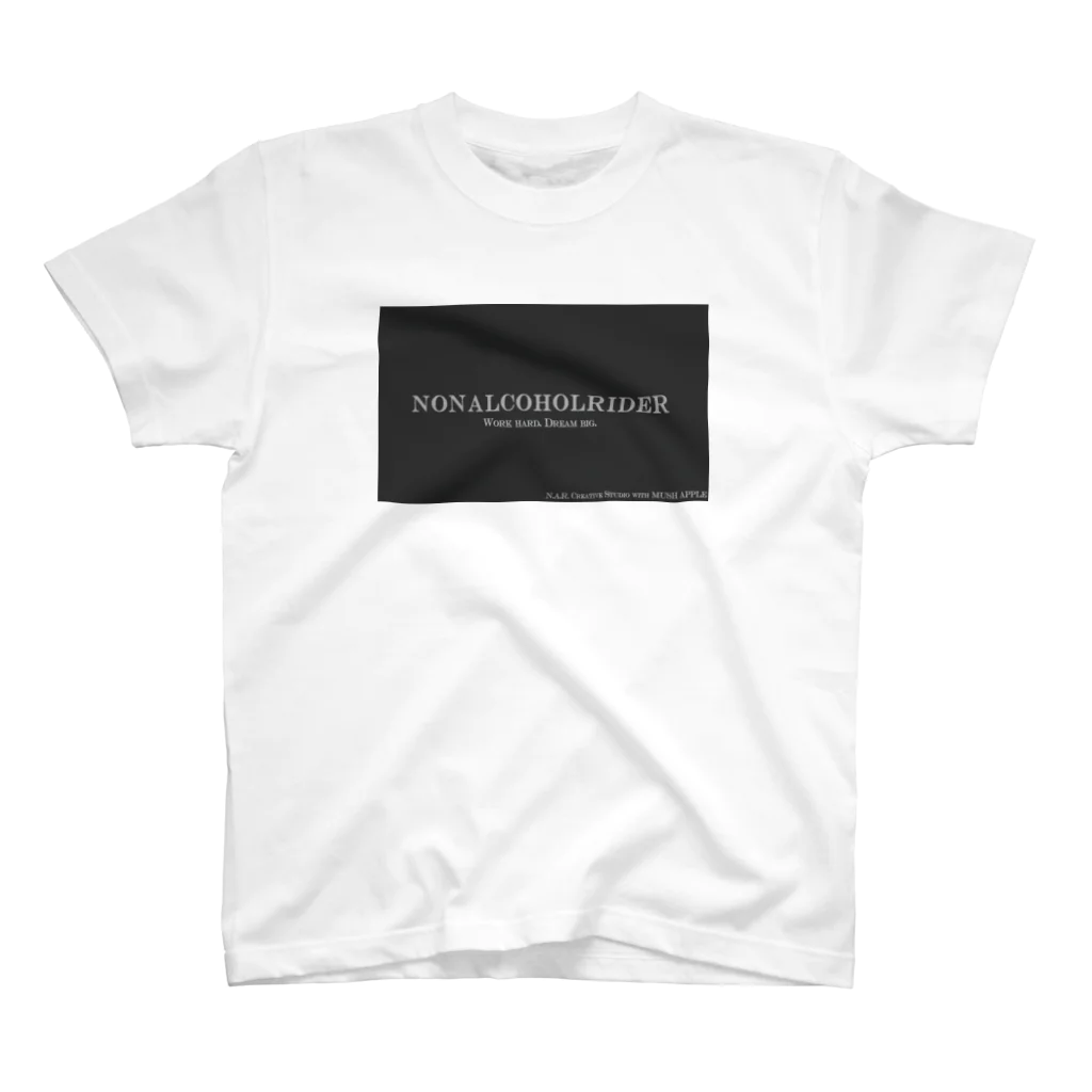 N.A.R. × MUSHAPPLE のNONALCOHOLRIDER simple2 スタンダードTシャツ