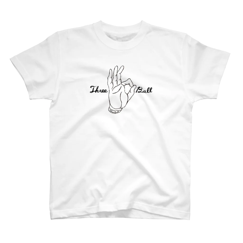 basketdegozaruのThree Ball Regular Fit T-Shirt