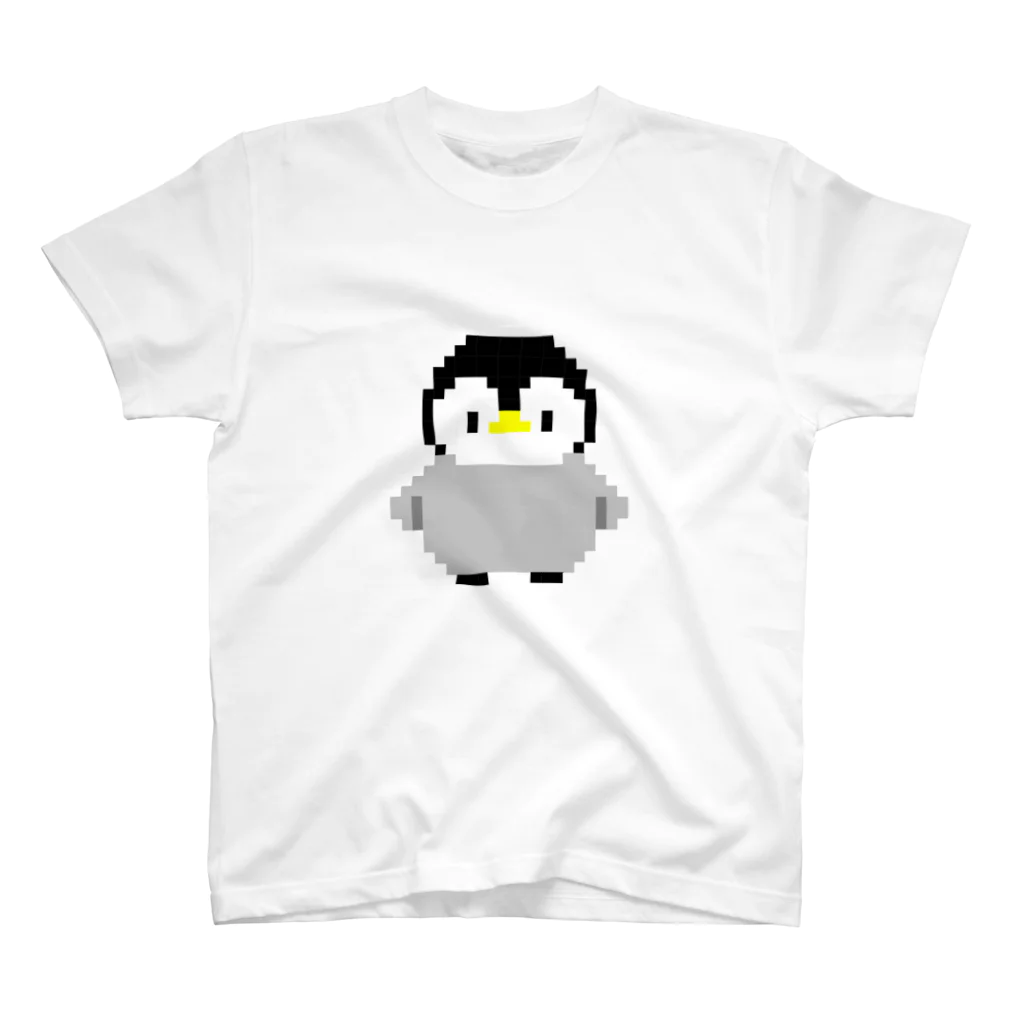 DECORの心くばりペンギン　ドット絵ver. スタンダードTシャツ