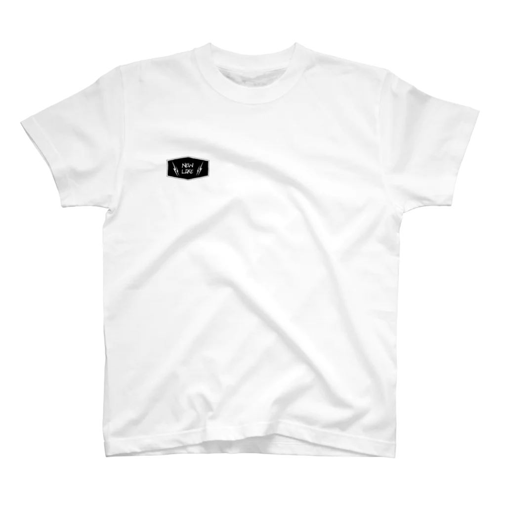 JIN THE GREENのNEW LIKE ロゴ[ビリビリ] Regular Fit T-Shirt