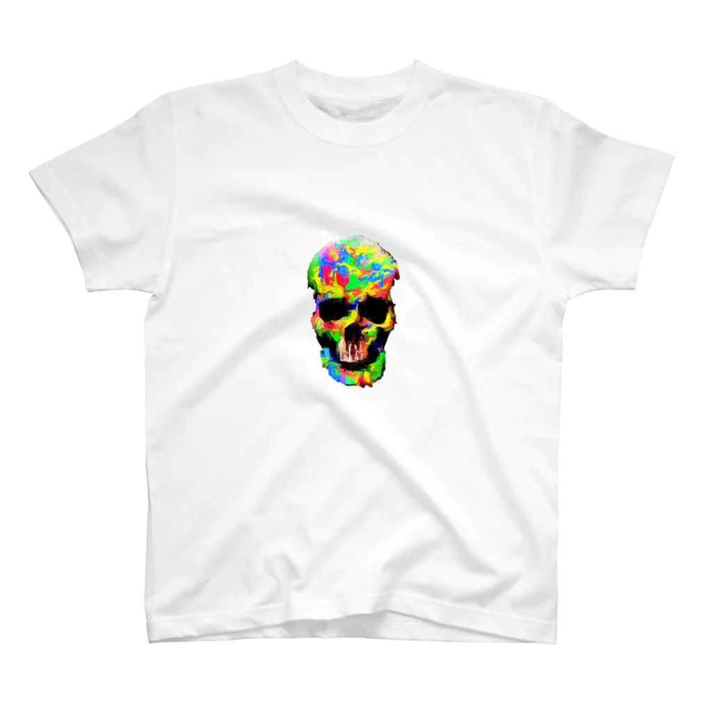 KEDAMA_Designsのカラフルドクロ Regular Fit T-Shirt