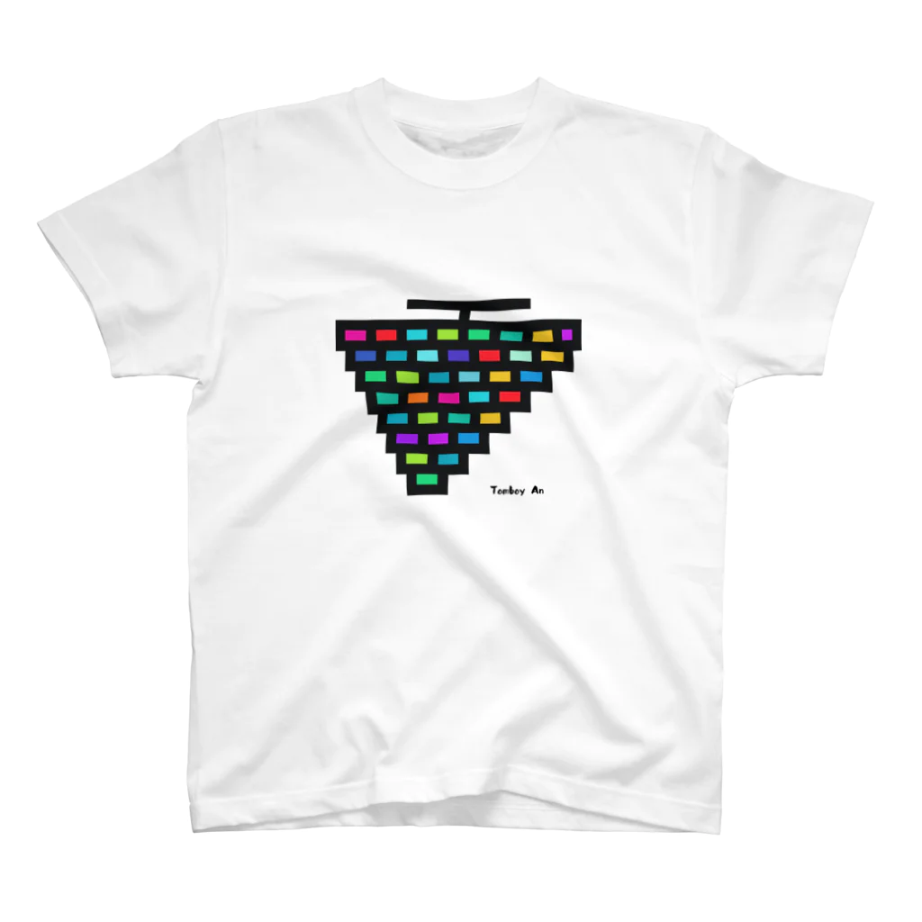 🐠Crypto Fish Park|Tomboy An|DRAGON LANDのカラフルブドウちゃん Regular Fit T-Shirt