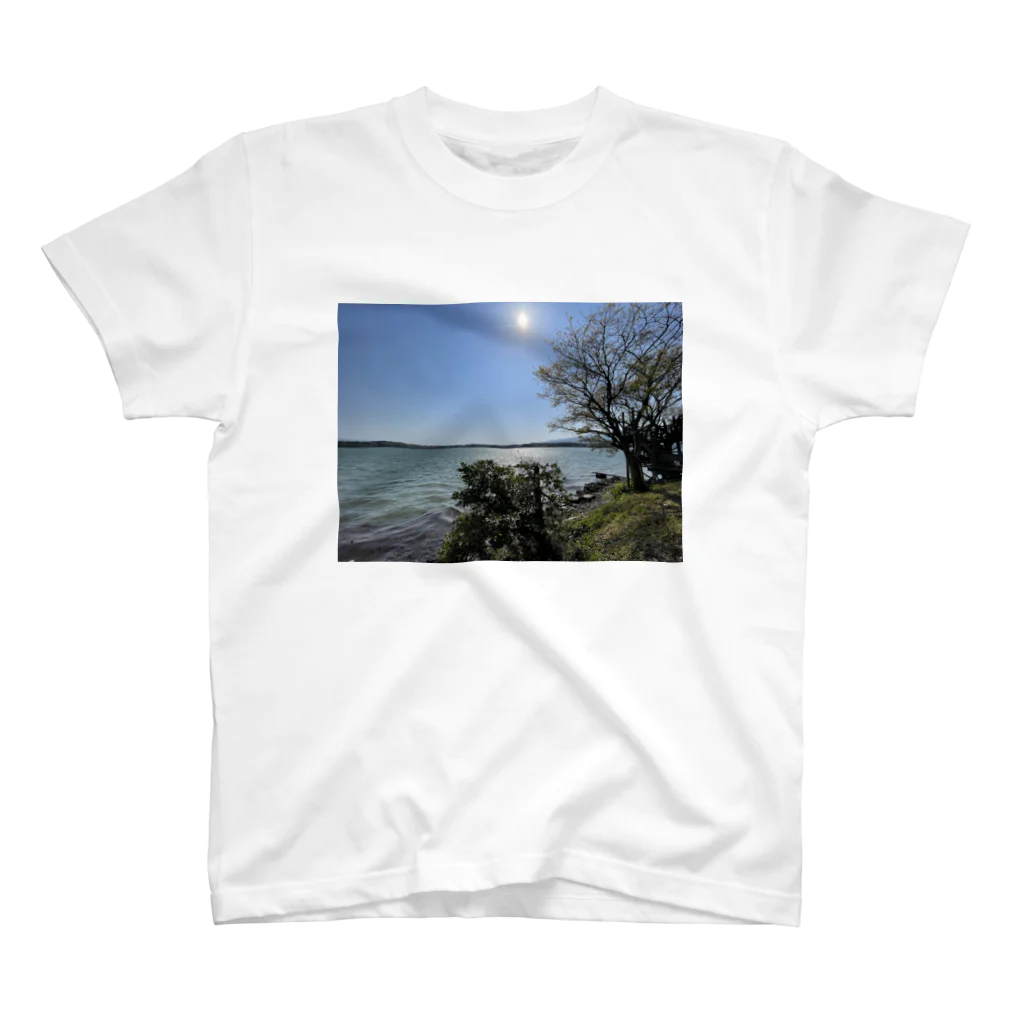 sadotrip | Delightのsadotrip | 加茂湖と太陽 Regular Fit T-Shirt