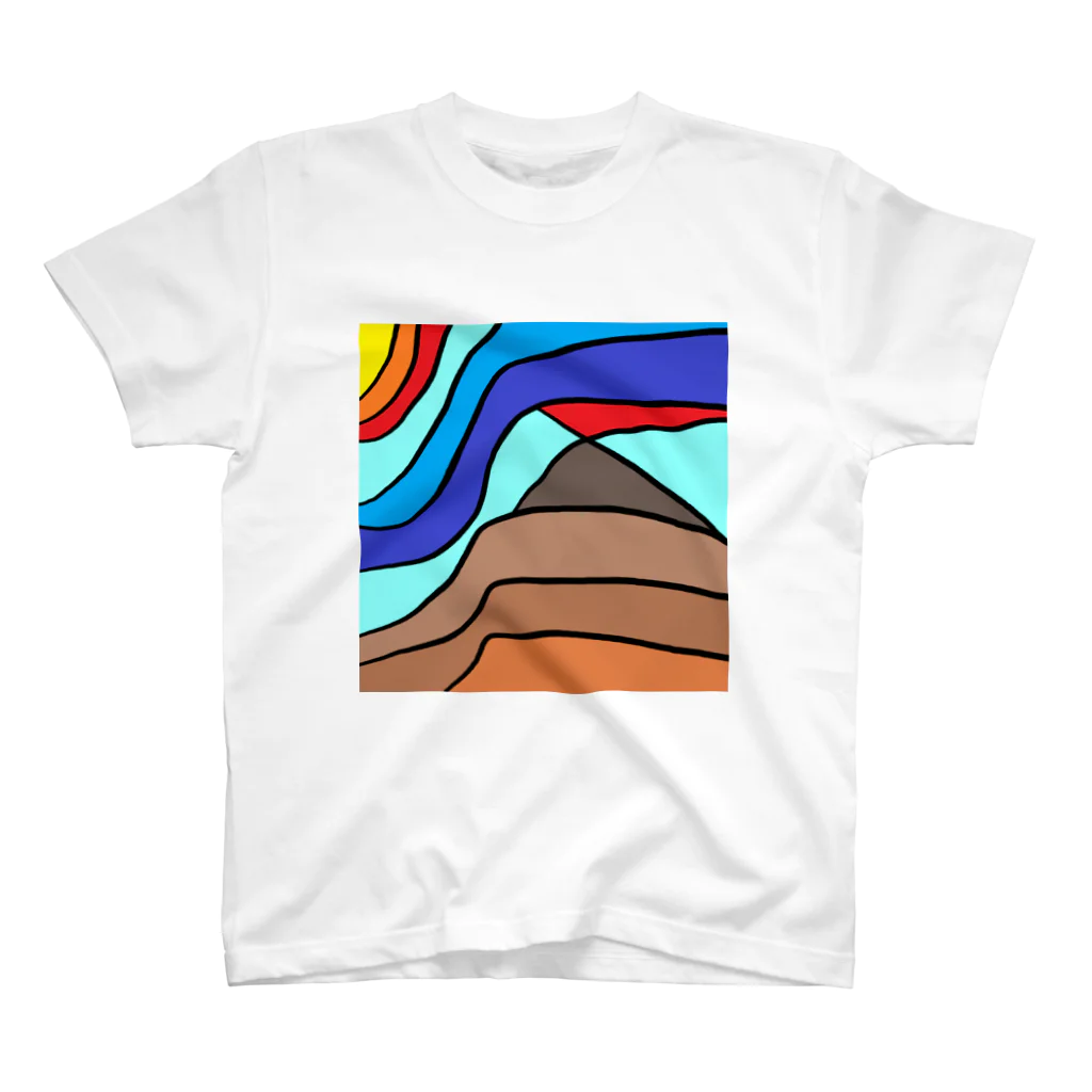 パイナップルみかんの火山 スタンダードTシャツ